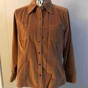 Eddie Bauer Velvet Shirt